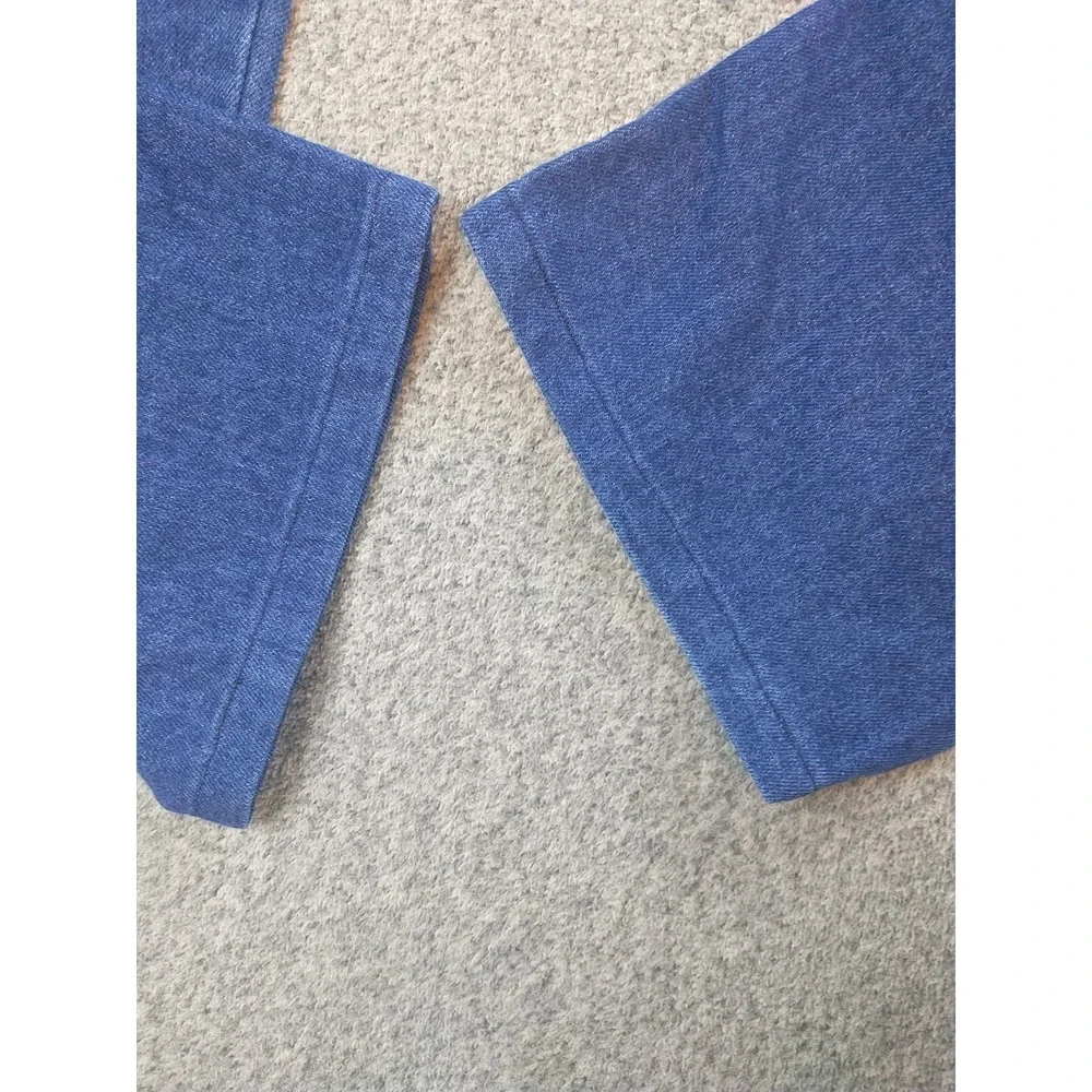 Wrangler Straight Leg Blue Jeans Size 42 x 28 85900DW Dark Wash Western Chore - Picture 8 of 16